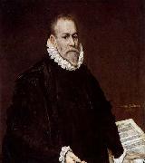 El Greco Portrait of Doctor Rodrigo de la Fuente Germany oil painting artist